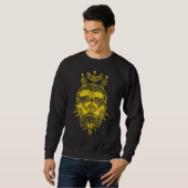 Skull Head Grunge Punk Metaal Trui (Voorkant volledig)
