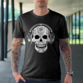 Skull Headphone Music T-Shirt