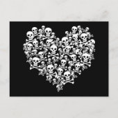 Skull Heart Briefkaart (Voorkant)