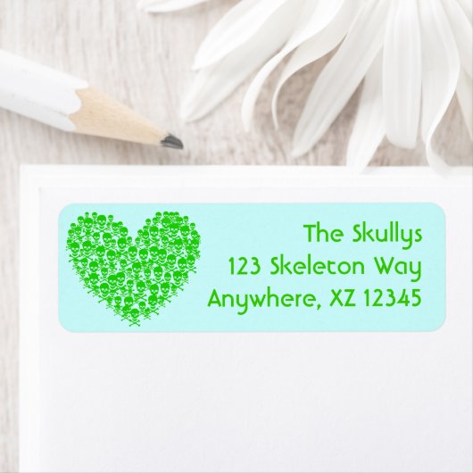 Skull Heart Etiket (Insitu)