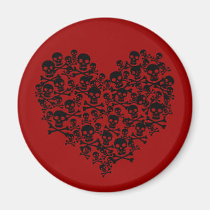 Skull Heart Magneet