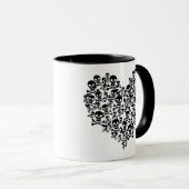 Skull Heart Mok (Voorkant rechts)