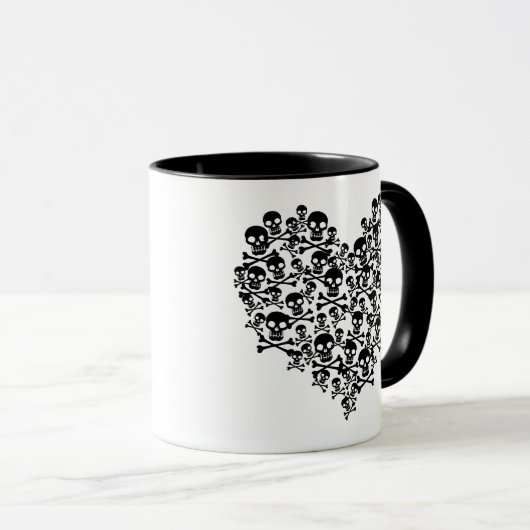 Skull Heart Mok (Voorkant rechts)