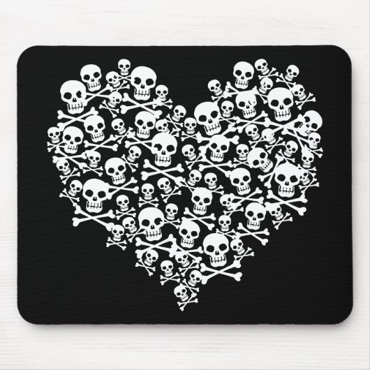 Skull Heart Muismat (Voorkant)