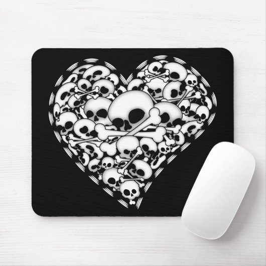Skull Heart Muismat (Met muis)