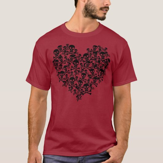 Skull Heart T-shirt (Voorkant)