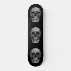 Skull - Heavy Metal Fantasy Art Black Persoonlijk Skateboard