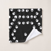 Skull Hexagon Pattern Bad Handdoek (Wasdoekje)
