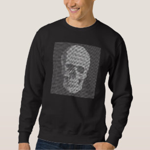 Skull Horror Pirats Op Polka Dots Rap Techno Prese Trui
