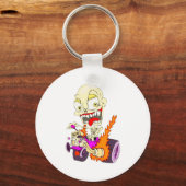 Skull Hot Rod Sleutelhanger (Voorkant)