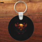 Skull I Refuse To Kiss Anybody's You W Be Mad Over Sleutelhanger (Voorkant)