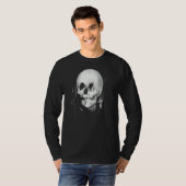 Skull Illusion Is Vanity Optical Illusion Men T-shirt (Voorkant volledig)