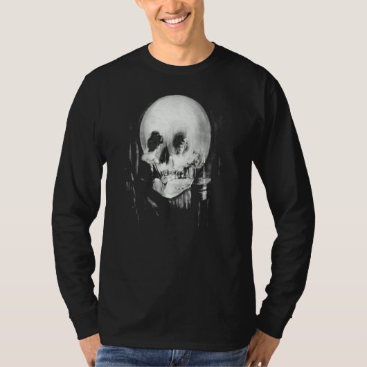 Skull Illusion Is Vanity Optical Illusion Men T-shirt (Voorkant)