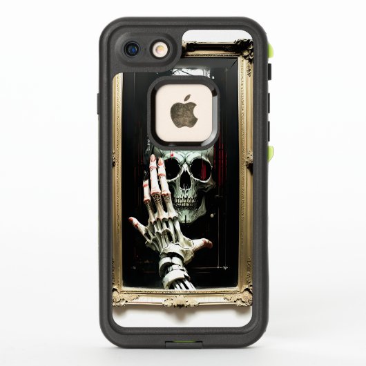 Skull in the mirror life proof i-phone case (Achterkant)