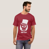 Skull in Top Hat, voeg tekst toe (Voorkant volledig)