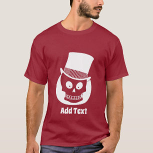 Skull in Top Hat, voeg tekst toe