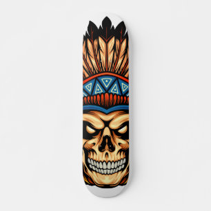Skull Indian Persoonlijk Skateboard