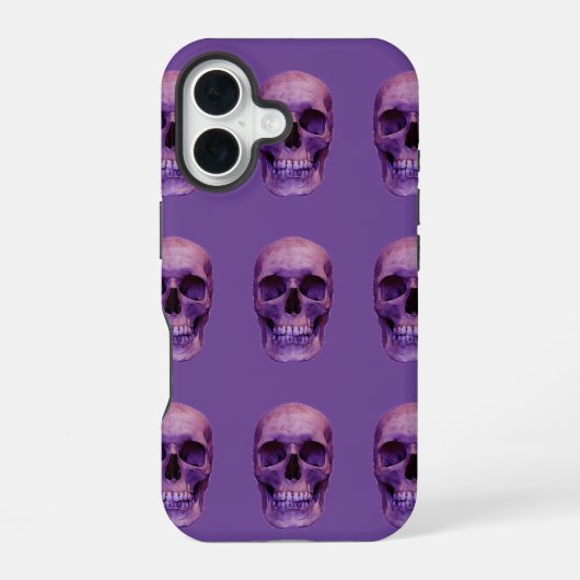 Skull iPhone 16 Hoesje (Achterkant)