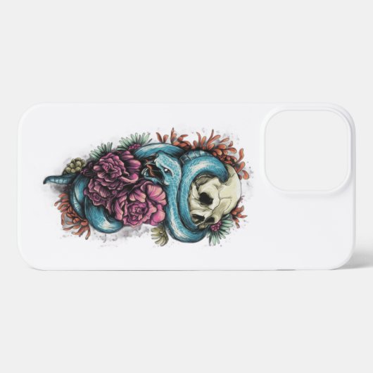 skull  iPhone hoesje (Achterkant horizontaal)