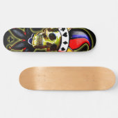 Skull Jester Skateboard (Horizontaal)
