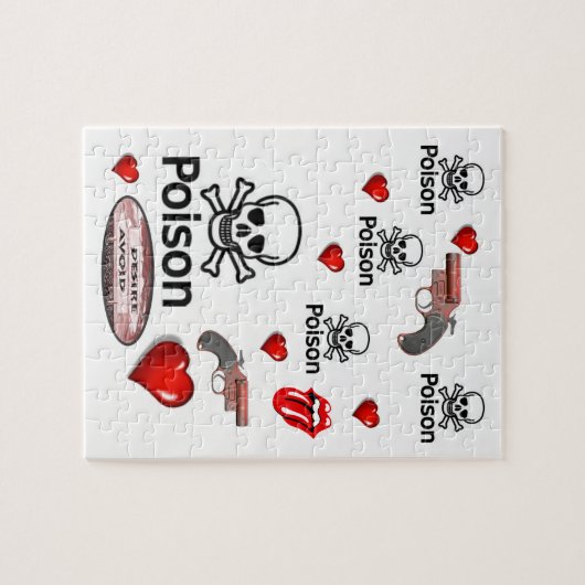 Skull Jigzaag Puzzle Legpuzzel (Horizontaal)