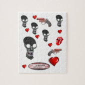 Skull Jigzaag Puzzle Legpuzzel (Verticaal)