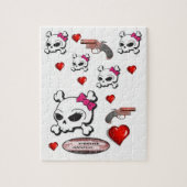 Skull Jigzaag Puzzle Legpuzzel (Verticaal)