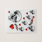 Skull Jigzaag Puzzle Legpuzzel (Horizontaal)