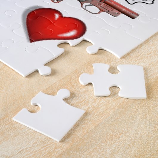 Skull Jigzaag Puzzle Legpuzzel (Zijkant)