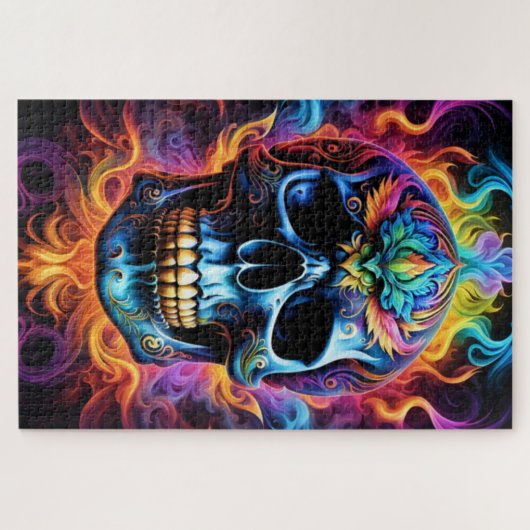 Skull Jigzaag Puzzle Legpuzzel (Horizontaal)