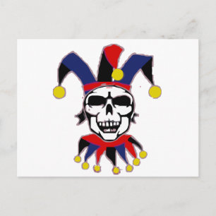 Skull Joker Briefkaart