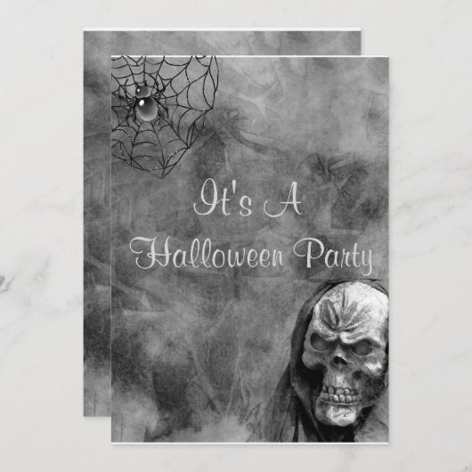 Skull Kaart (Voorkant / Achterkant)