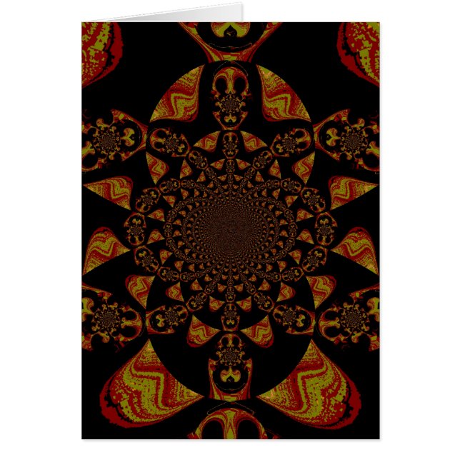 Skull Kaleidoscope Art Print (Voorkant)