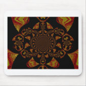 Skull Kaleidoscope Art Print Muismat (Voorkant)