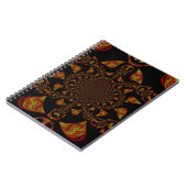 Skull Kaleidoscope Art Print Notitieboek (Linkerzijde)