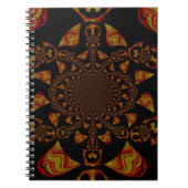 Skull Kaleidoscope Art Print Notitieboek (Voorkant)