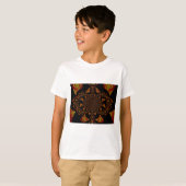 Skull Kaleidoscope Art Print T-shirt (Voorkant volledig)
