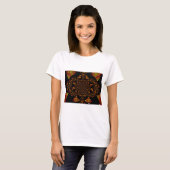 Skull Kaleidoscope Art Print T-shirt (Voorkant volledig)