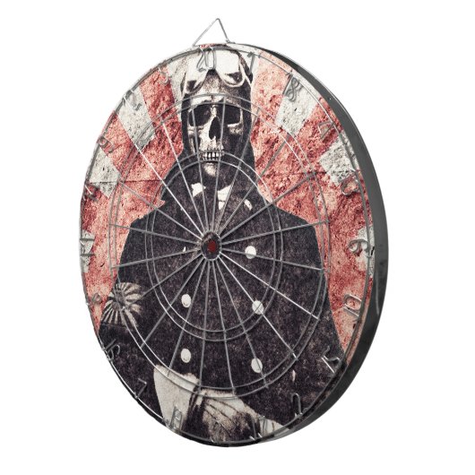 Skull kamikaze dartbord (Voorkant Rechts)
