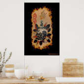 Skull & Kandle Poster (Keuken)