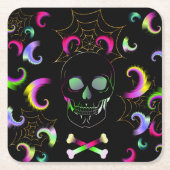 Skull Kartonnen Onderzetters (Voorkant)