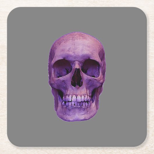 Skull Kartonnen Onderzetters (Voorkant)