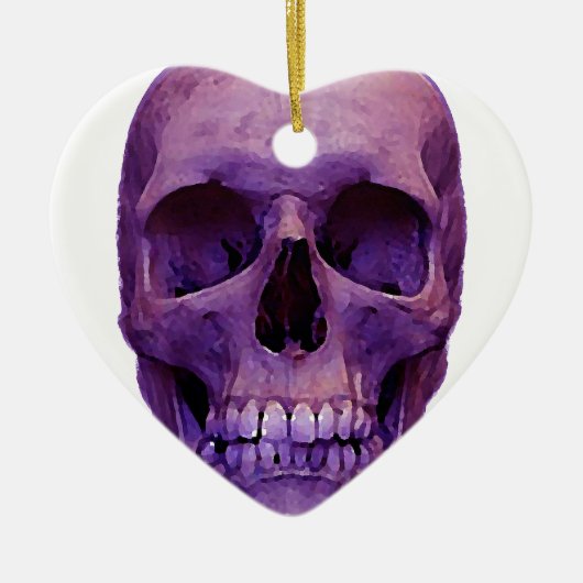 Skull Keramisch Ornament (Voorkant)