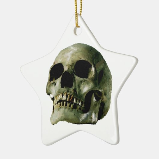 Skull Keramisch Ornament (Links)