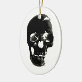 Skull Keramisch Ornament (Links)