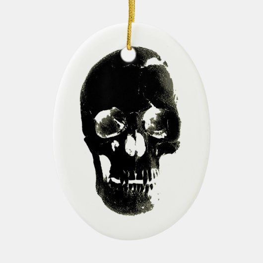 Skull Keramisch Ornament (Voorkant)
