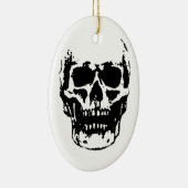 Skull Keramisch Ornament (Rechts)