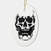 Skull Keramisch Ornament (Links)