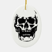 Skull Keramisch Ornament (Voorkant)
