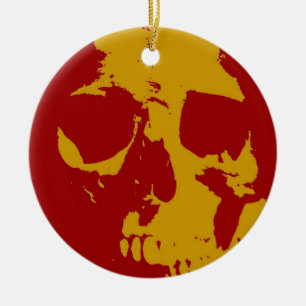 Skull Keramisch Ornament